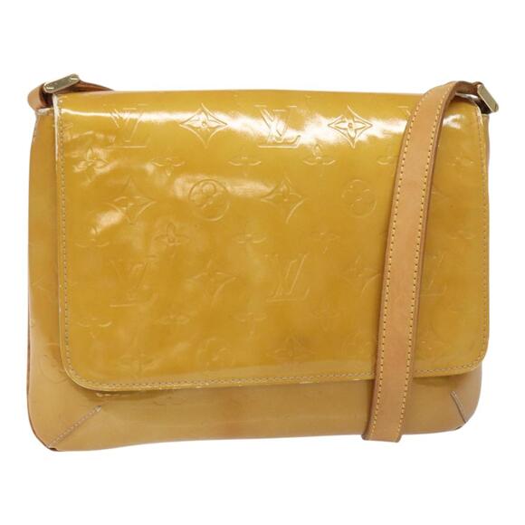 LOUIS VUITTON Monogram Vernis Thompson Street Bag Beige M91301 - Picture 1 of 16